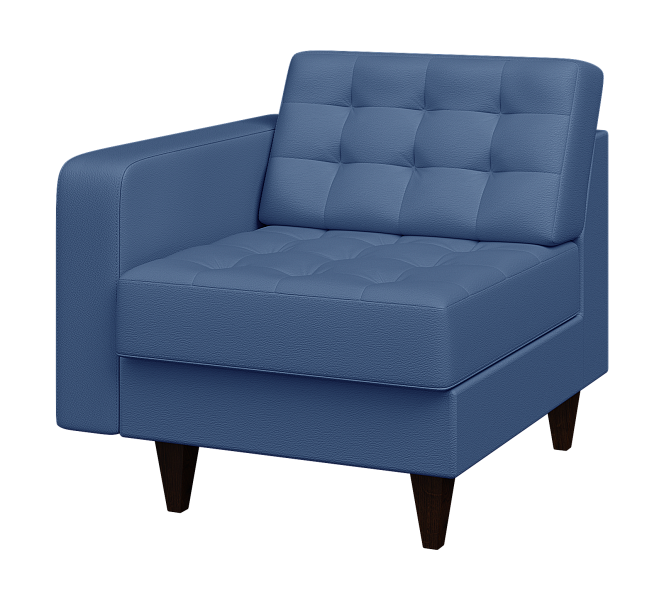 фото Секция 1-местная с правым подлокотником Космо Kos1R