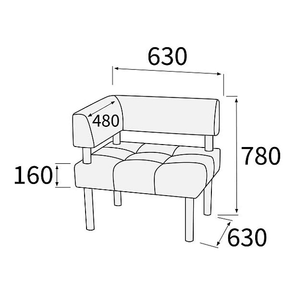 картинка Модуль угловой Спринт У90