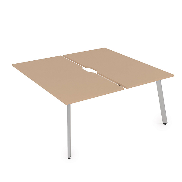 картинка Стол системы Бенч, сдвоенный, на 2 рабочих места - конечный ARREDO 10БДКВ.285