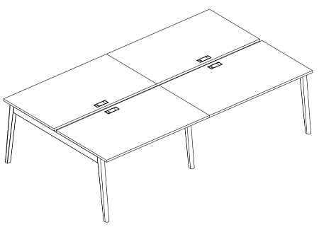 Рабочая станция (4х120) Albero АЛ 9176-2