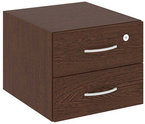 Тумба подвесная 2 ящика для прямых столов Nova S В.ПЯ-1