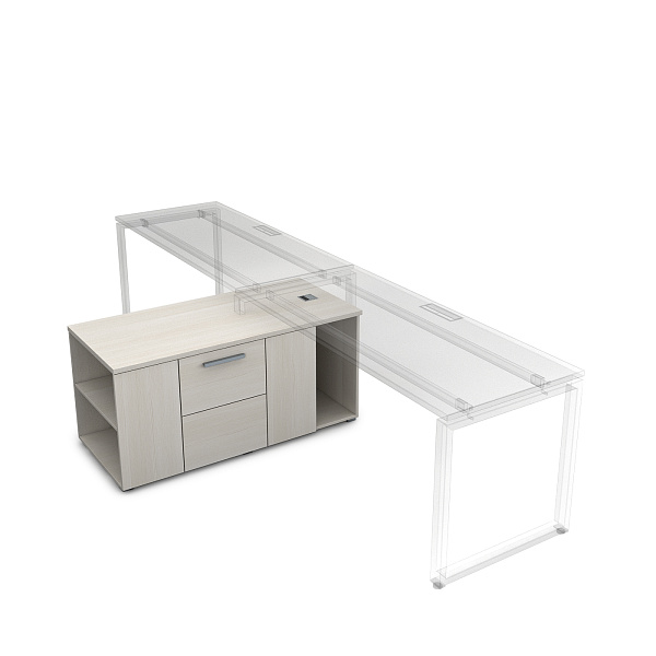 картинка Тумба двухсторонняя GLOSS 9Т.040