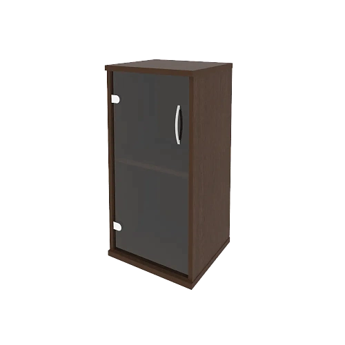 Шкаф узкий низкий закрытый со стеклом левый Riva А.СУ-3.2 Л