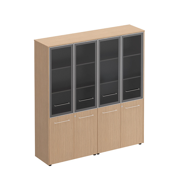 картинка Шкаф комбинированный высокий (стекло + стекло) Reventon МЕ 360