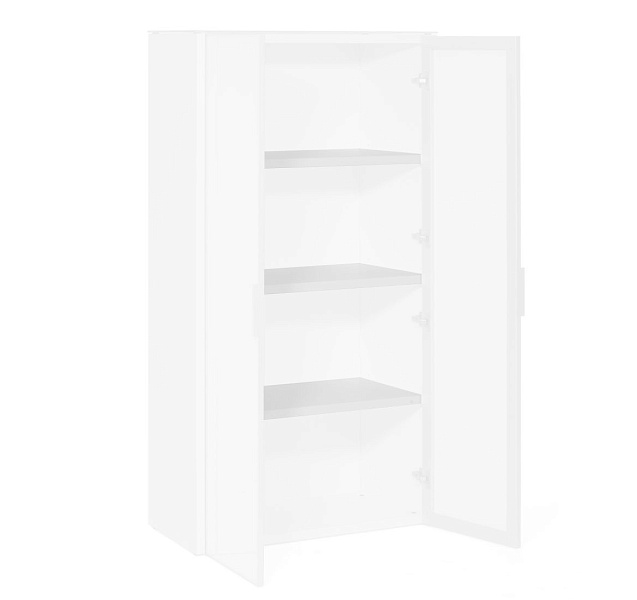 картинка Комплект полок, 3 шт. GALA LIBW/980 WHITE GLASS