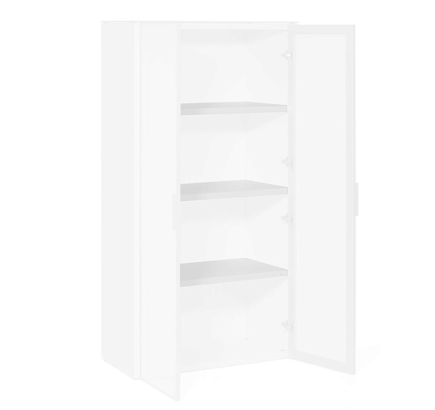 картинка Комплект полок, 3 шт. GALA LIBW/980 WHITE GLASS