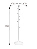 картинка Вешалка напольная Пико 15