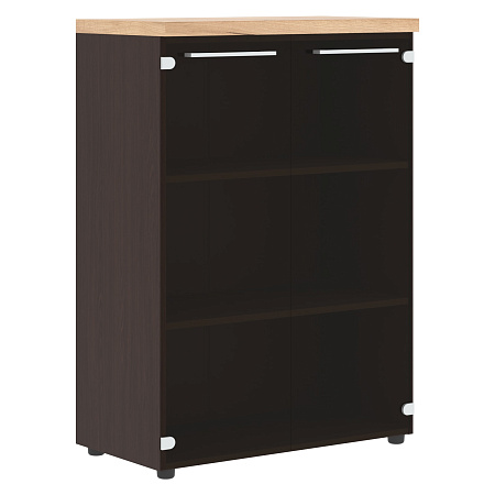 Шкаф со стеклянными дверьми и топом АЛЬТО (Alto) AMC 85.7 850х456х1201