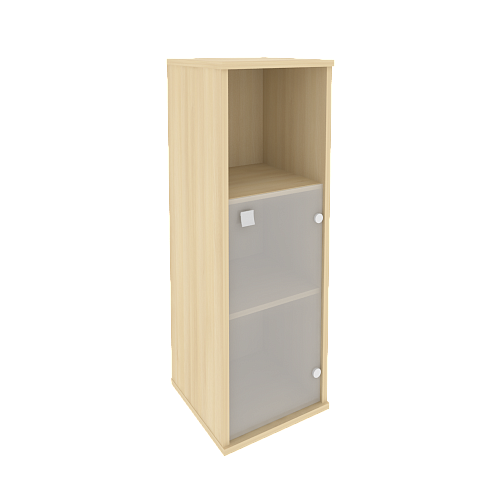 Шкаф узкий средний комбинированный со стеклом правый Стайл (STYLE) Л.СУ-2.2Пр