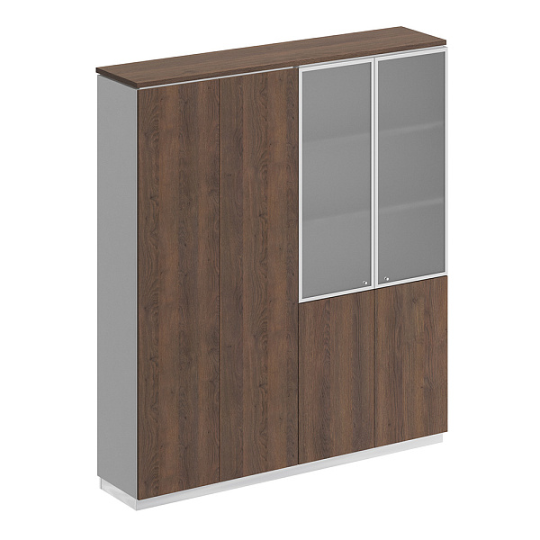 картинка Шкаф закрытый со стеклом City СИ 314