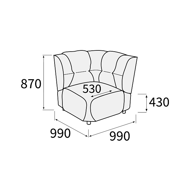 картинка Модуль угловой Альфа У90