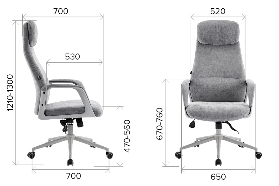 фото Кресло руководителя Everprof Otto Black Ткань