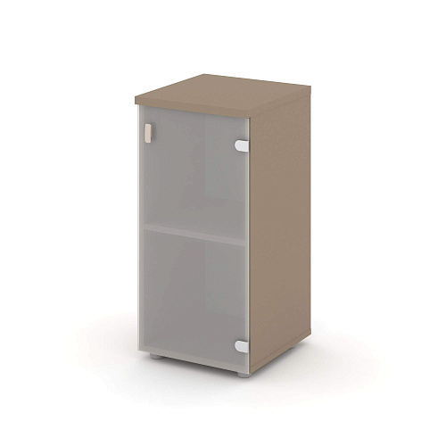 Шкаф низкий узкий правый (1 низкий фасад стекло сатин матовый) Estetica ES.SU-3.2®