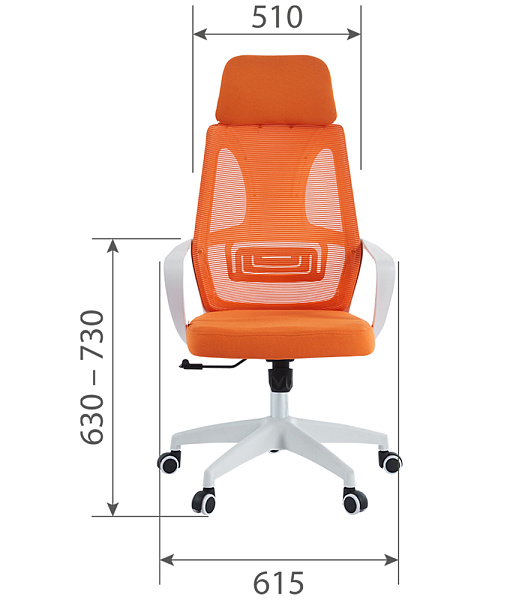 картинка Кресло для руководителя Chairman CH636 белый пластик