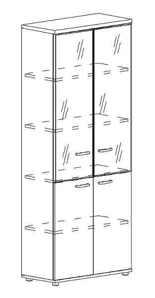 картинка Шкаф для документов Albero А4 9380
