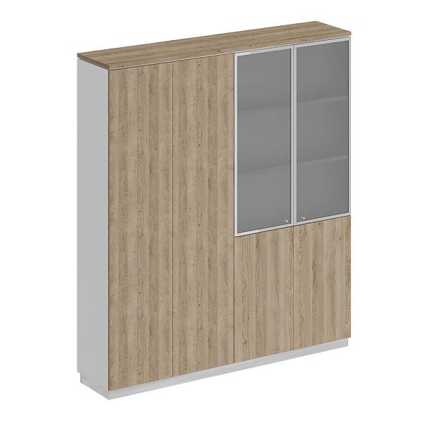 картинка Шкаф закрытый со стеклом City СИ 314