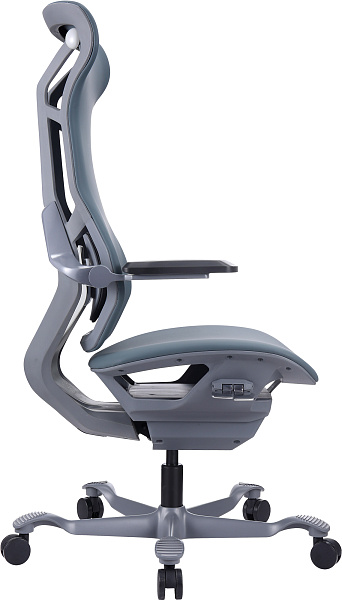 фото Эргономичное кресло Everprof Atom Grey Экокожа