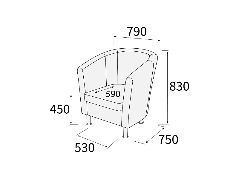 картинка Кресло Эллипс Кр