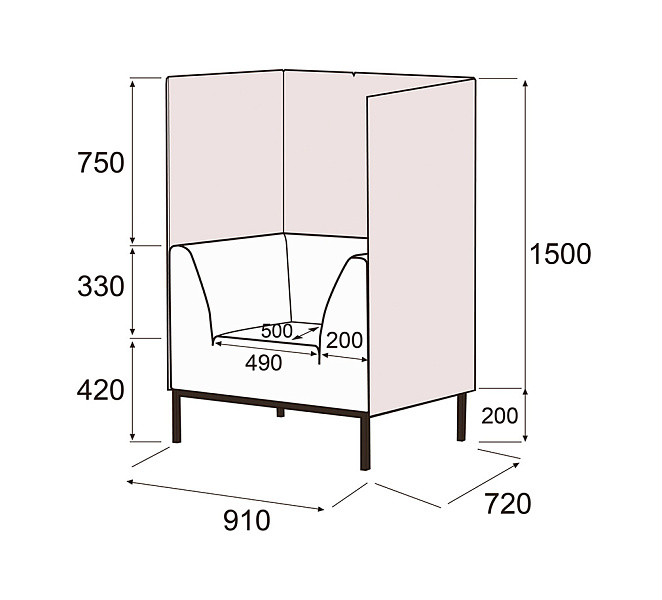 картинка Кресло Ультра Купе КрК
