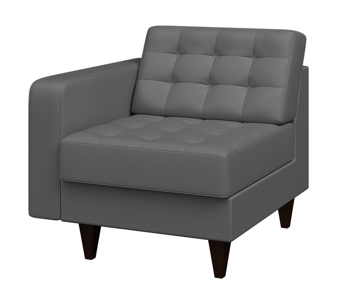 фото Секция 1-местная с правым подлокотником Космо Kos1R