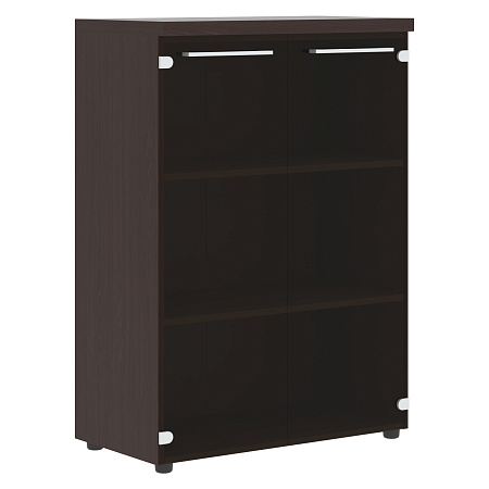 Шкаф со стеклянными дверьми и топом АЛЬТО (Alto) AMC 85.7 850х456х1201