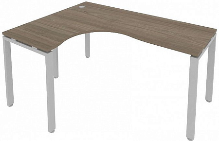 Стол криволинейный левый на П-образном м/к 160x120 см Metal System Quattro 4*4 40БП.СА-4 Л