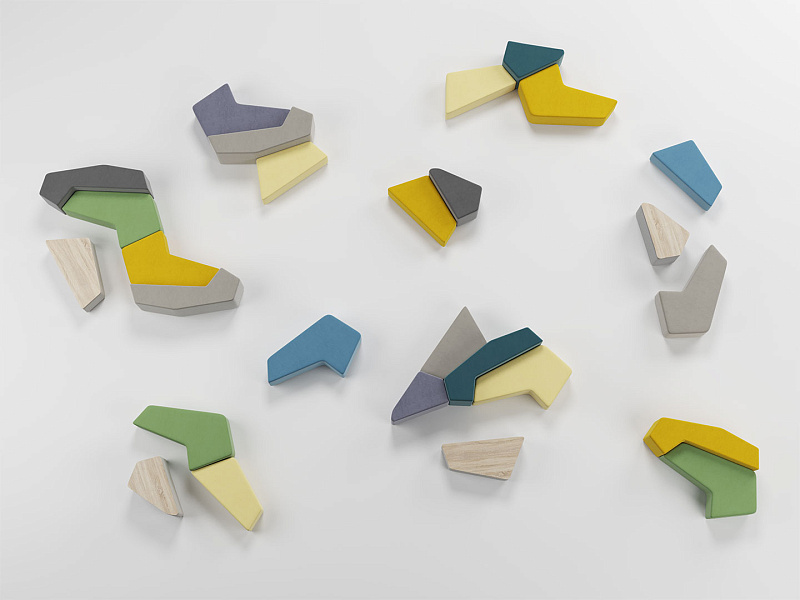 фото Модульный диван Crystal