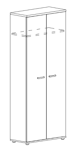 картинка Шкаф для одежды Albero А4 9307