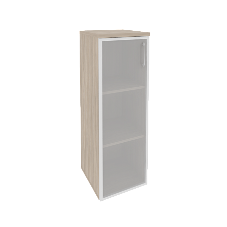 Шкаф средний узкий левый (1 средний фасад стекло в раме) Оникс (ONIX) O.SU-2.4R(L)
