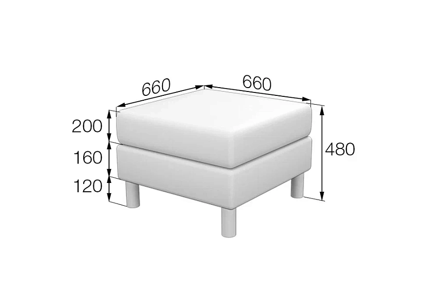 картинка Пуф Домино Dm-P1