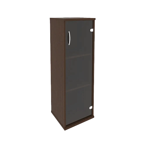 Шкаф узкий средний закрытый со стеклом правый Рива (RIVA) А.СУ-2.4 Пр