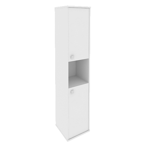 Шкаф офисный узкий высокий 2 дв. с нишей правый Стайл (STYLE) Л.СУ-1.5Пр