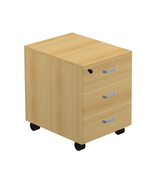 картинка Тумба выкатная 3 ящика с доводчиком X8 X8CA003