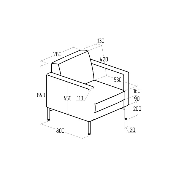 картинка Кресло Everprof Gamma EV-GM-P.01