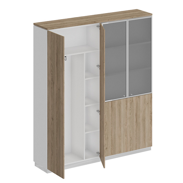 картинка Шкаф комбинированный гардероб с полками City СИ 312