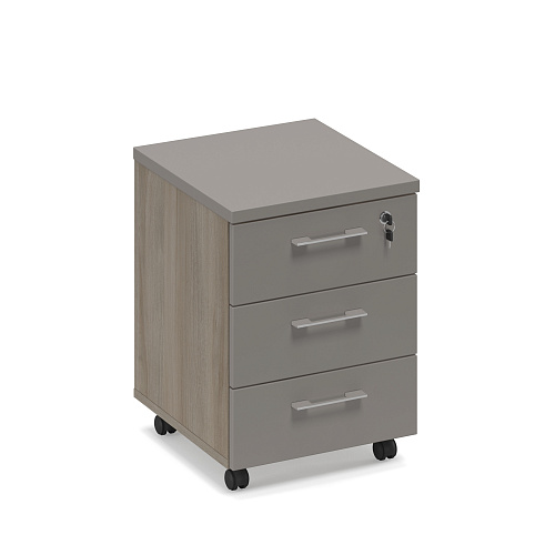 Тумба выкатная 3-ящичная с замком (топ ДСП) Time МР 204 МП/ВЛ