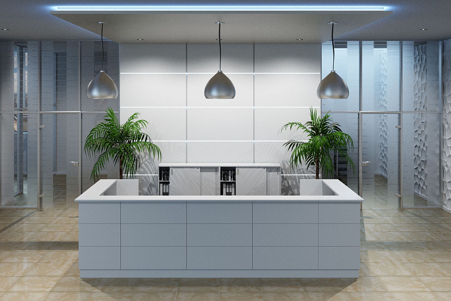 фото Стойка ресепшн Steel