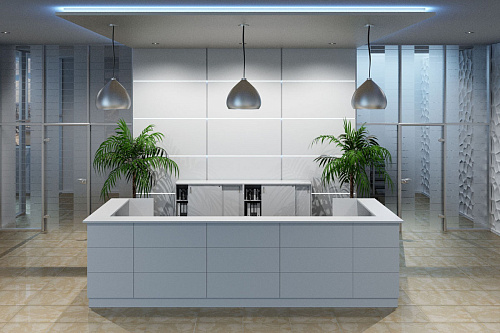 Стойка ресепшн Steel