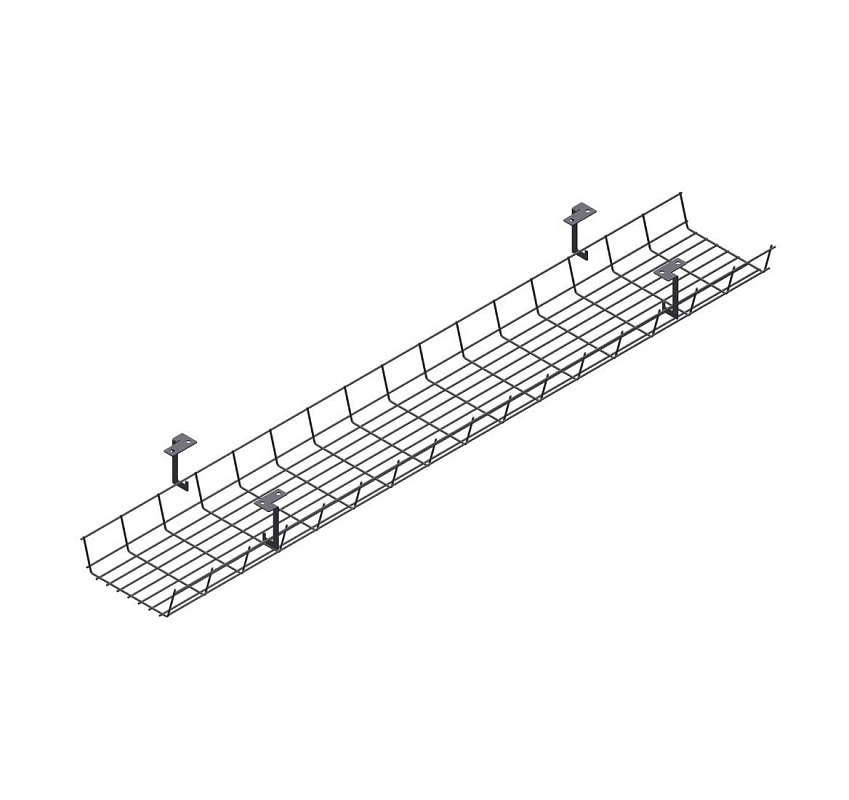 картинка Кабель-канал 100 см, стол АНТРАЦИТ SK-0120(S) антрацит RAL7016