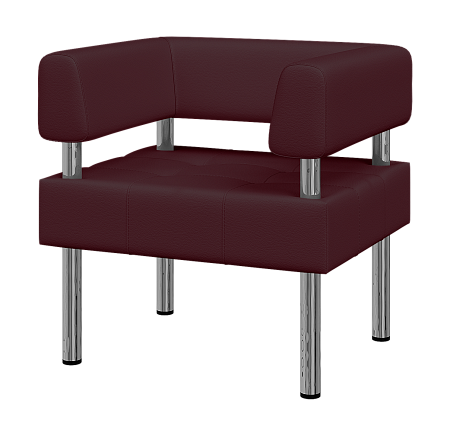 Офисный диван одноместный Бизнес Bu1-2