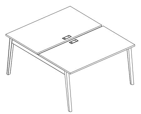 Рабочая станция (2х120) Albero АЛ 9176
