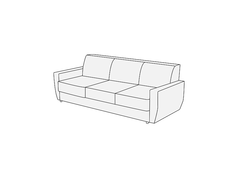 картинка Диван 3-х местный Омега Д3