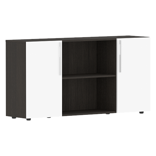 Шкаф с двумя дверями и открытой полкой КАНОН (KANON) СП-064-25-22 1600х450х800