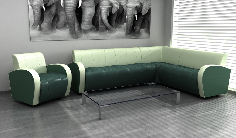 картинка Офисный диван Альфа-люкс