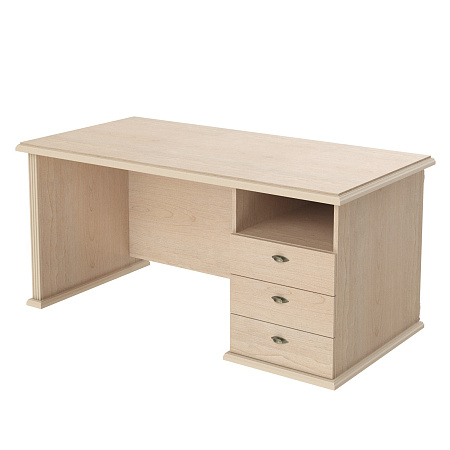 Стол руководителя 160 см с тумбой РАУТ (RAUT) Sky RDT 168.А(L/R)