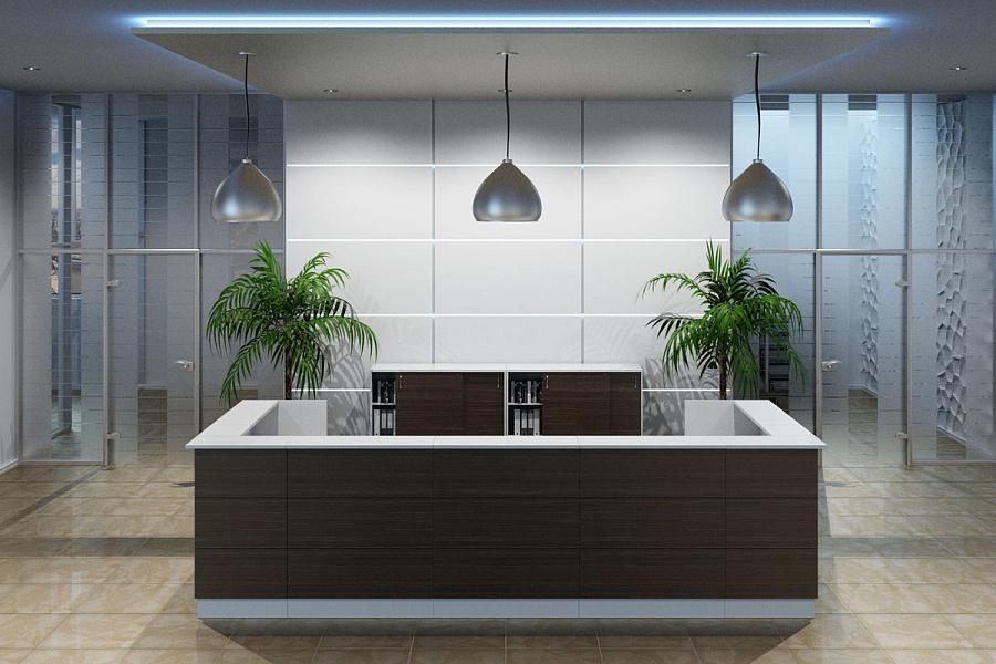 фото Стойка ресепшн Steel