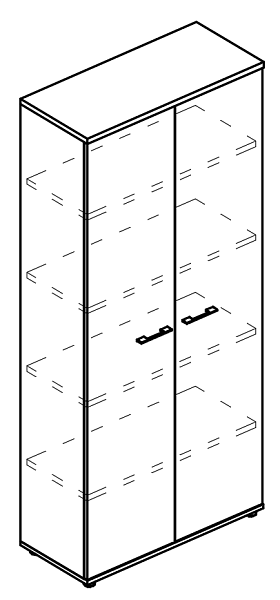 картинка Шкаф для документов закрытый (топ ДСП)  Alta МР 9472