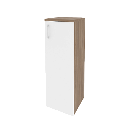 Шкаф офисный средний узкий правый (1 средний фасад ЛДСП) Оникс (ONIX) O.SU-2.3(R)