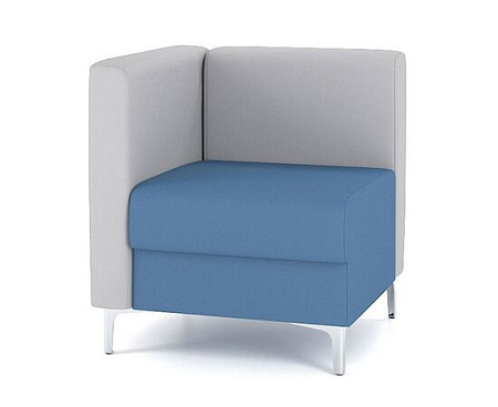 Модуль угловой одноместный M6-1DL (1DR) Soft room toForm 670*700*h740