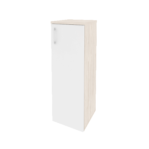 Шкаф офисный средний узкий правый (1 средний фасад ЛДСП) Оникс (ONIX) O.SU-2.3(R)